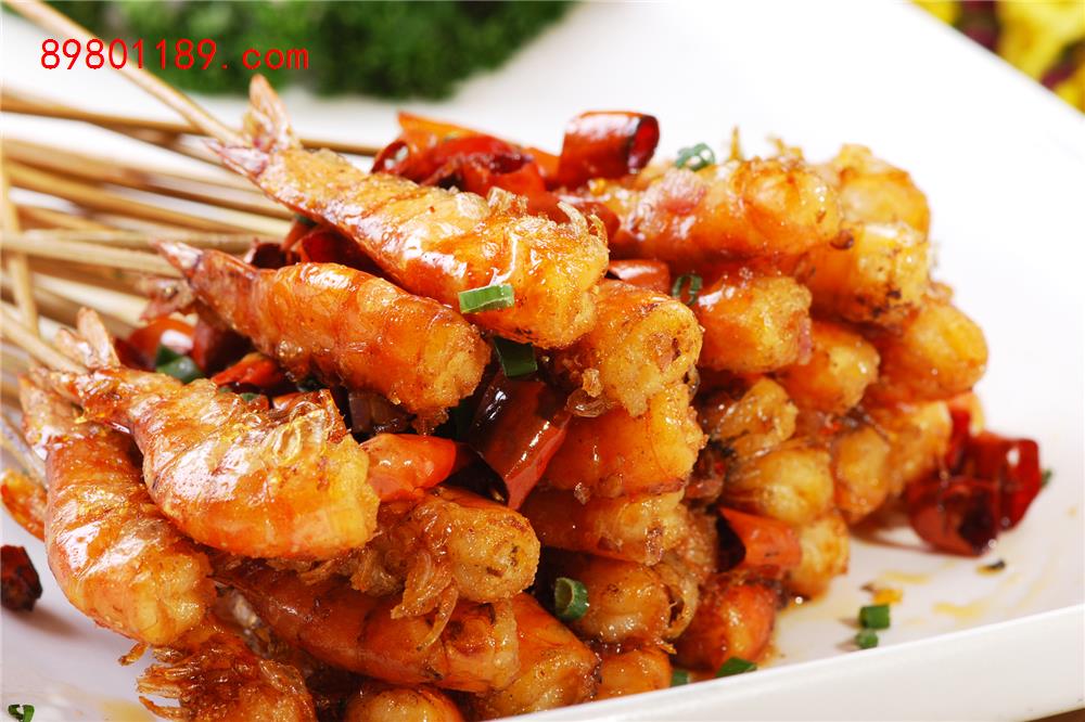 风味串烧虾